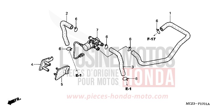 AIR INJECTION CONTROL VALVE for Hornet 900 DEGITAL SILVER METALLIC (NHA30) from 2005